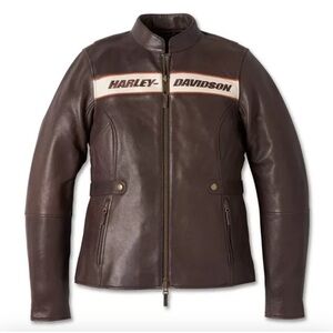 BNWT/Harley-Davidson women victory lane Leather Jacket